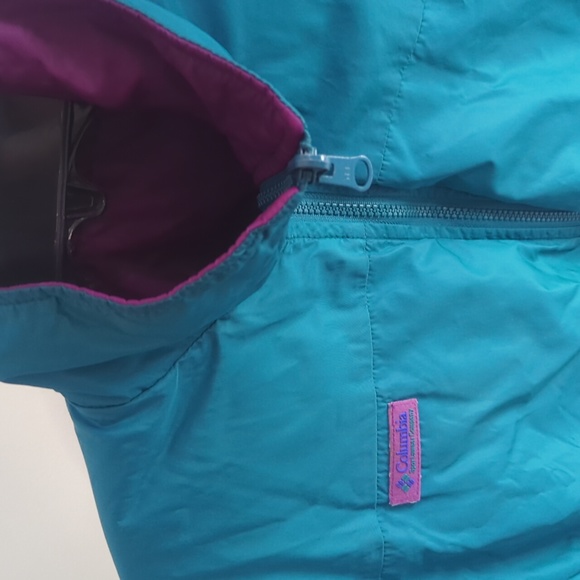 Columbia Vintage Women's Down Insulated Puffer Reversible 90s Jacket - Picture 4 of 8